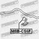 Uložení stabilizátoru přední D24, MITSUBISHI LANCER CS 1.6 03- MR403645