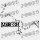 Uložení stabilizátoru zadní D24 MITSUBISHI PAJERO V6 /V7 00- MR418547