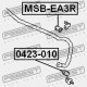 Uložení stabilizátoru zadní D18 MITSUBISHI GALANT USA EA3/EA8 96-03, ECLIPSE USA D52/D53 99-06 MR223536