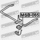 Uložení stabilizátoru přední D31 MITSUBISHI CANTER FA/FB/FE MB294604