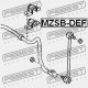 Uložení stabilizátoru přední D18 MAZDA 2 DE 07-, DEMIO DE 07- 1528314