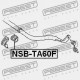 Uložení stabilizátoru přední D35, NISSAN ARMADA TA60/INFINITI QX56 JA60 03- /D35,5MM/ 54613ZQ00A