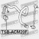 Uložení stabilizátoru přední D25 TOYOTA AVENSIS VERSO/PICNIC ACM/CLM20 01-05 4881544030