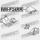 Zavěšení motoru NISSAN CABSTAR F22/F23 82-99 zadní 1132008T00