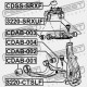 Uložení Tlumič pérování CADILLAC SRX 03-10, CADILLAC STS 04-12 19181782