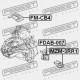 Uložení motoru FORD C-MAX CAP/CB3 03-, FOCUS I 98-04, FOCUS II 04- /zadní/ 1347798