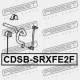 Uložení stabilizátoru přední D24. CADILLAC SRX 11- 22741852