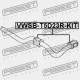 Uložení stabilizátoru zadní KIT D2 VW T5 03-15 /KIT/ 7H5511413B