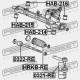 Uložení hřebenové servořízení HONDA CR-V 07-12 53685SWCG01
