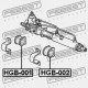 Uložení hřebenové servořízení HONDA LOGO GA3/GA5 96-01 53435S50003