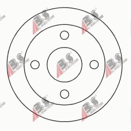 BRZDOVÝ DISK. SUBARU VIVIO...